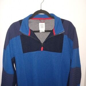 Topo Designs Blue and Navy Sweatshirt
